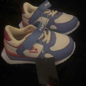 RBX Kids Sneakers in Blue, White, and Pink